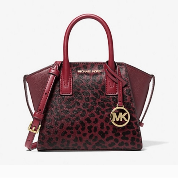 Michael Kors X-Small Oxblood Avril Satchel - Picture 1 of 4